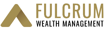 Logo of Fulcrum with a gold stylized triangle on the left and the text "FULCRUM" in uppercase gold letters on the right.
